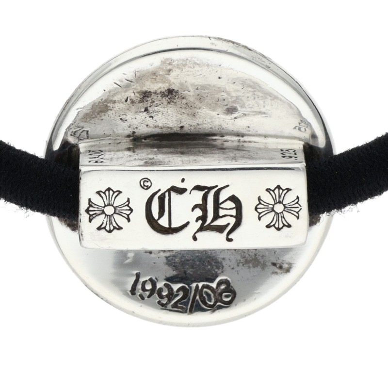 Chrome Hearts Star Button Hair Tie Black x Silver