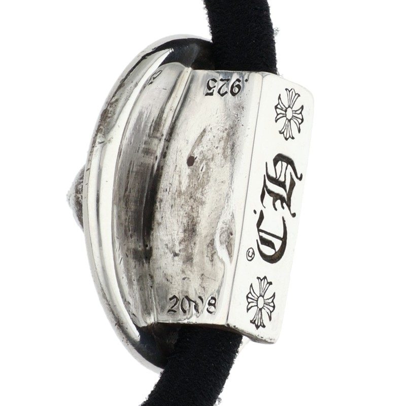 Chrome Hearts Star Button Hair Tie Black x Silver