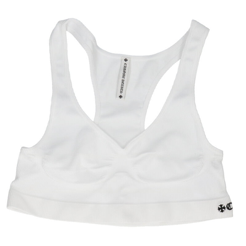 Chrome Hearts SPORT BRA White Size M