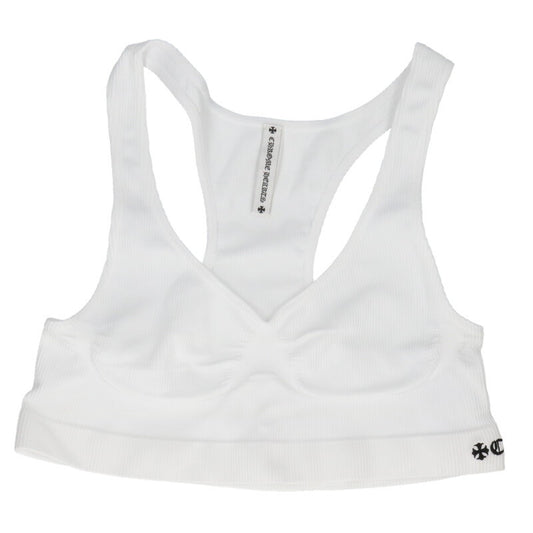 Chrome Hearts SPORT BRA White Size M