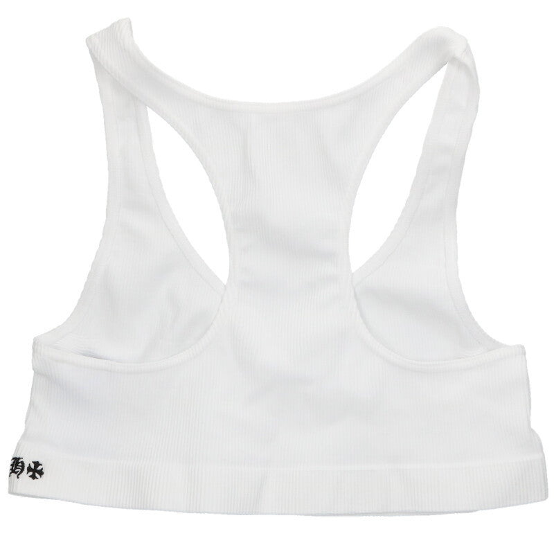 Chrome Hearts SPORT BRA White Size M