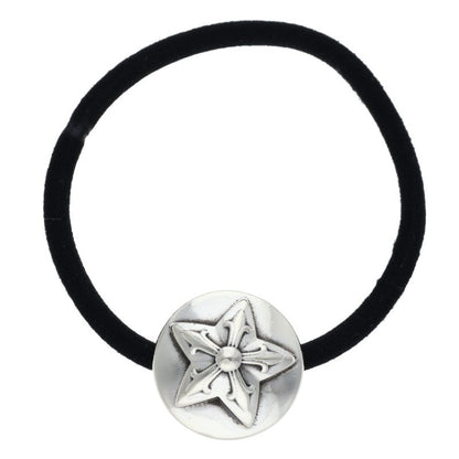 Chrome Hearts Star Button Hair Tie Silver