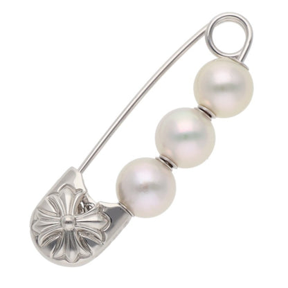 Chrome Hearts x Mikimoto CH Plus Pearl Pin Brooch