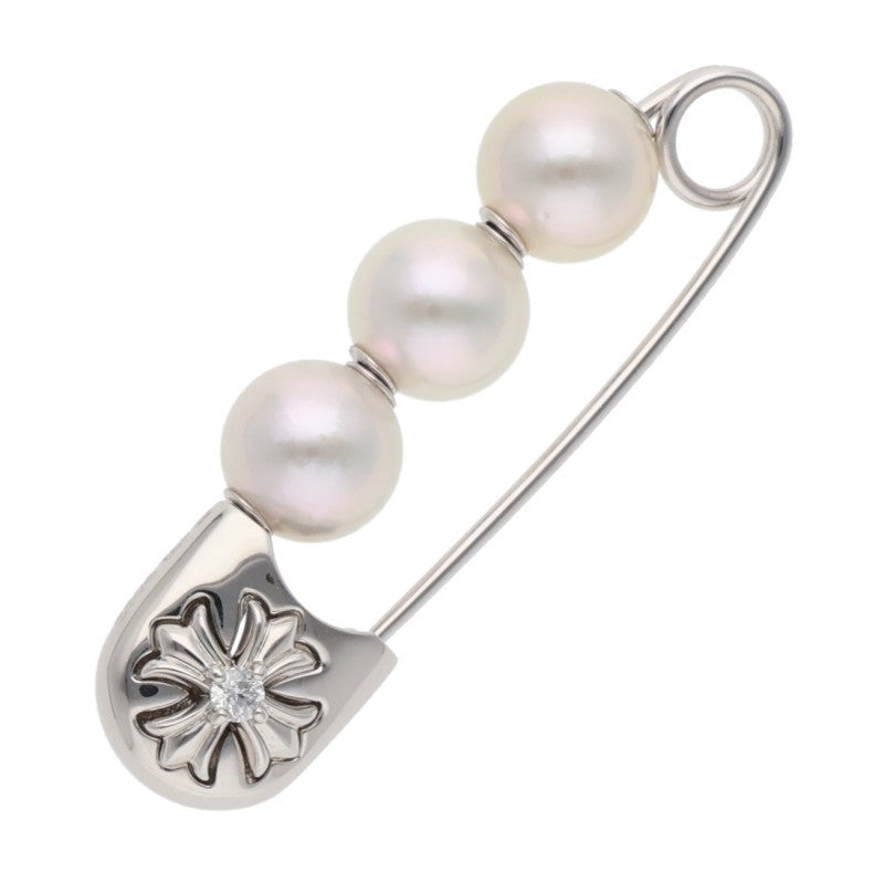 Chrome Hearts x Mikimoto CH Plus Pearl Pin Brooch