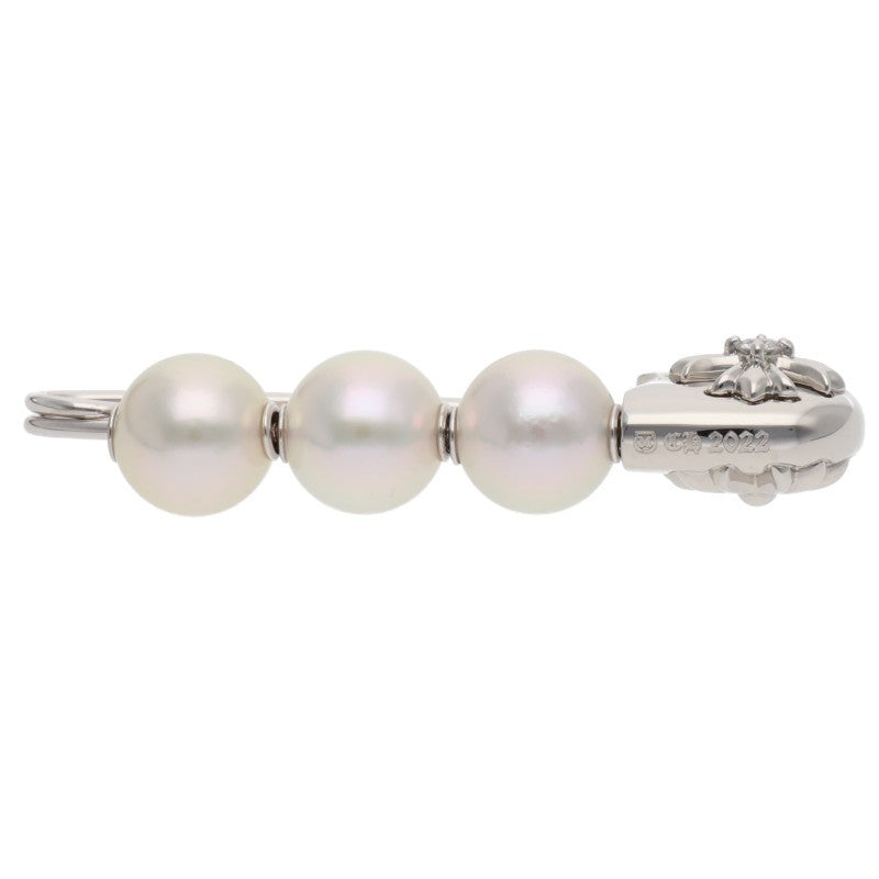 Chrome Hearts x Mikimoto CH Plus Pearl Pin Brooch