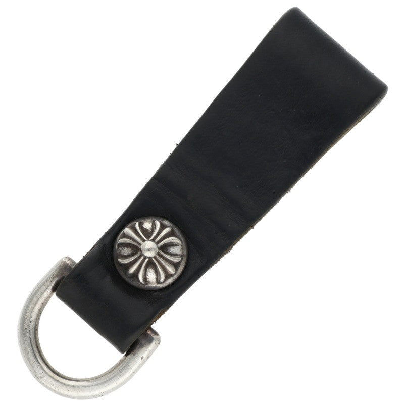 Chrome Hearts Cross Ball Belt Loop Black x Silver
