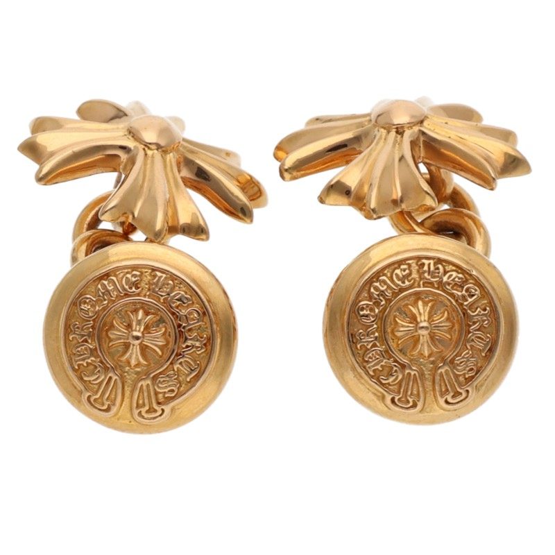 Chrome Hearts 22K Gold Cufflinks