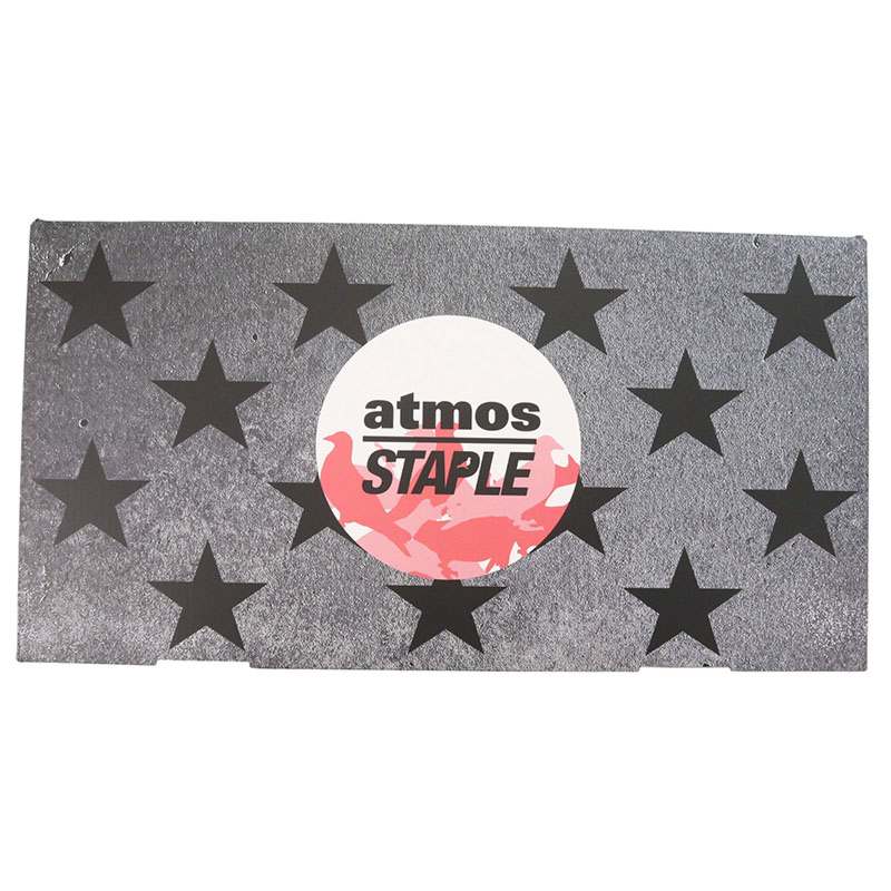 atmos x STAPLE TYPE-5 1000% Triple Name Figure Gray Size 10