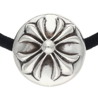 Chrome Hearts Cross-ball button hair tie Silver