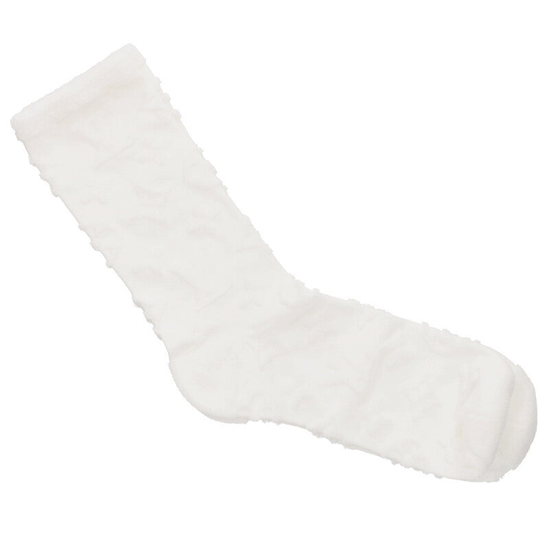 Louis Vuitton Monogram Cushioned Socks White Size L