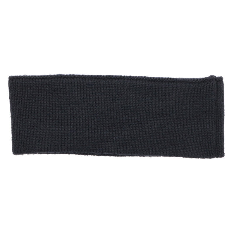 FENDI Patch Design Wool Hairband Black