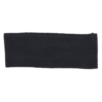 FENDI Patch Design Wool Hairband Black