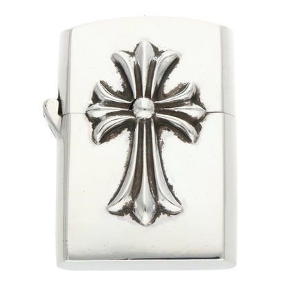Chrome Hearts V1 Small CH Cross Zippo Lighter Size Silver