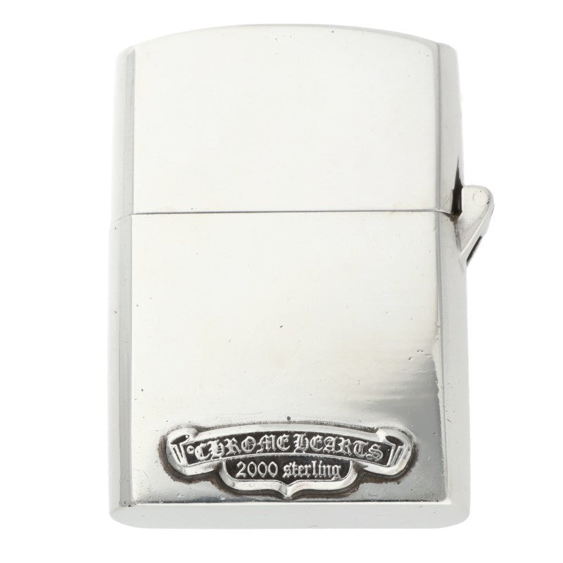 Chrome Hearts V1 Small CH Cross Zippo Lighter Size Silver