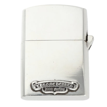 Chrome Hearts V1 Small CH Cross Zippo Lighter Size Silver