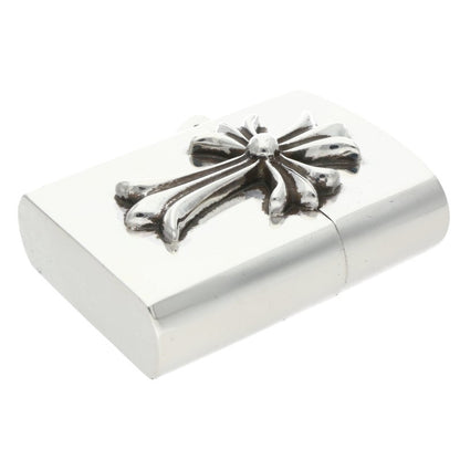 Chrome Hearts V1 Small CH Cross Zippo Lighter Size Silver
