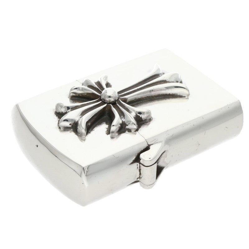 Chrome Hearts V1 Small CH Cross Zippo Lighter Size Silver