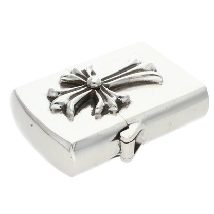 Chrome Hearts V1 Small CH Cross Zippo Lighter Size Silver