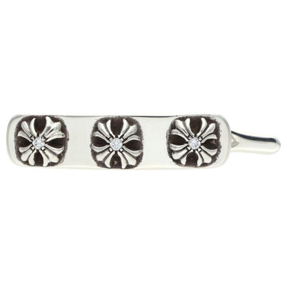 Chrome Hearts CH Plus Silver Diamond Hair Barrette