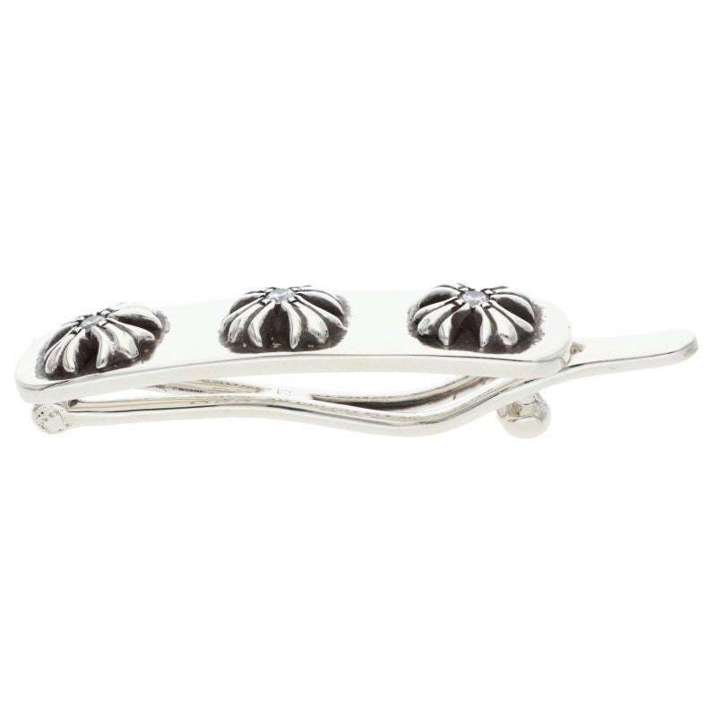Chrome Hearts CH Plus Silver Diamond Hair Barrette