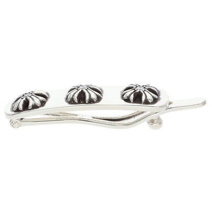 Chrome Hearts CH Plus Silver Diamond Hair Barrette