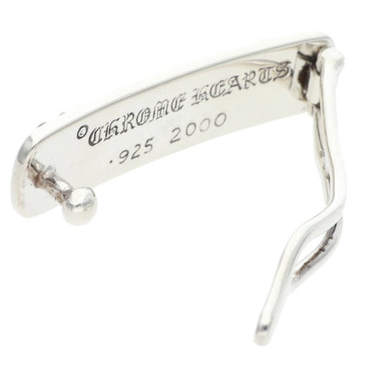 Chrome Hearts CH Plus Silver Diamond Hair Barrette