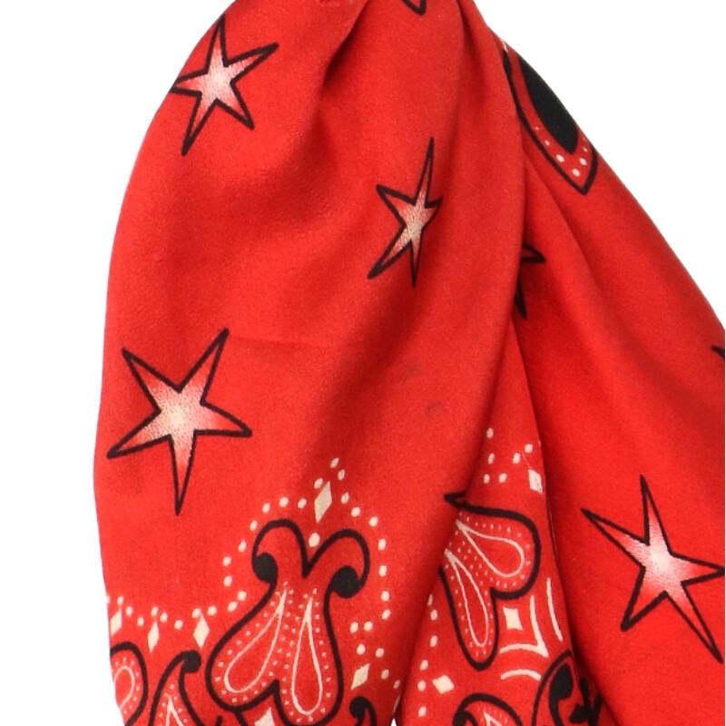 AMIRI Bandana Silk Keychain Red Size ONE SIZE