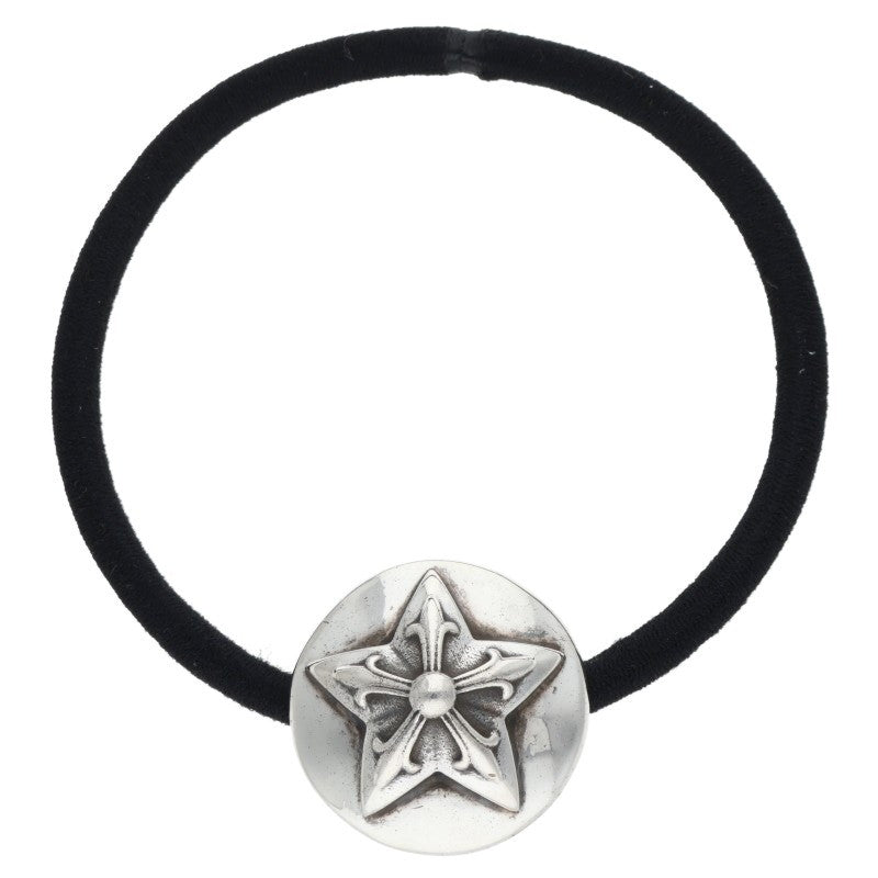 Chrome Hearts Star Button Hair Tie Silver x Black