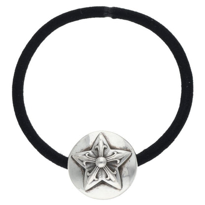 Chrome Hearts Star Button Hair Tie Silver x Black