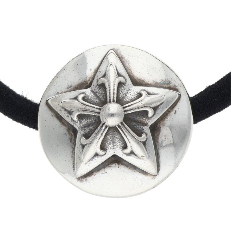 Chrome Hearts Star Button Hair Tie Silver x Black