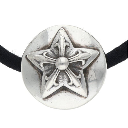 Chrome Hearts Star Button Hair Tie Silver x Black