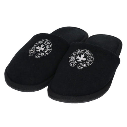 Chrome Hearts Horseshoe Embroidered Hotel Slippers Size M