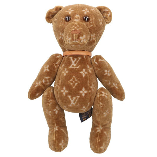 LOUISVUITTON Doudou Teddy Bear Monogram Plush Brown