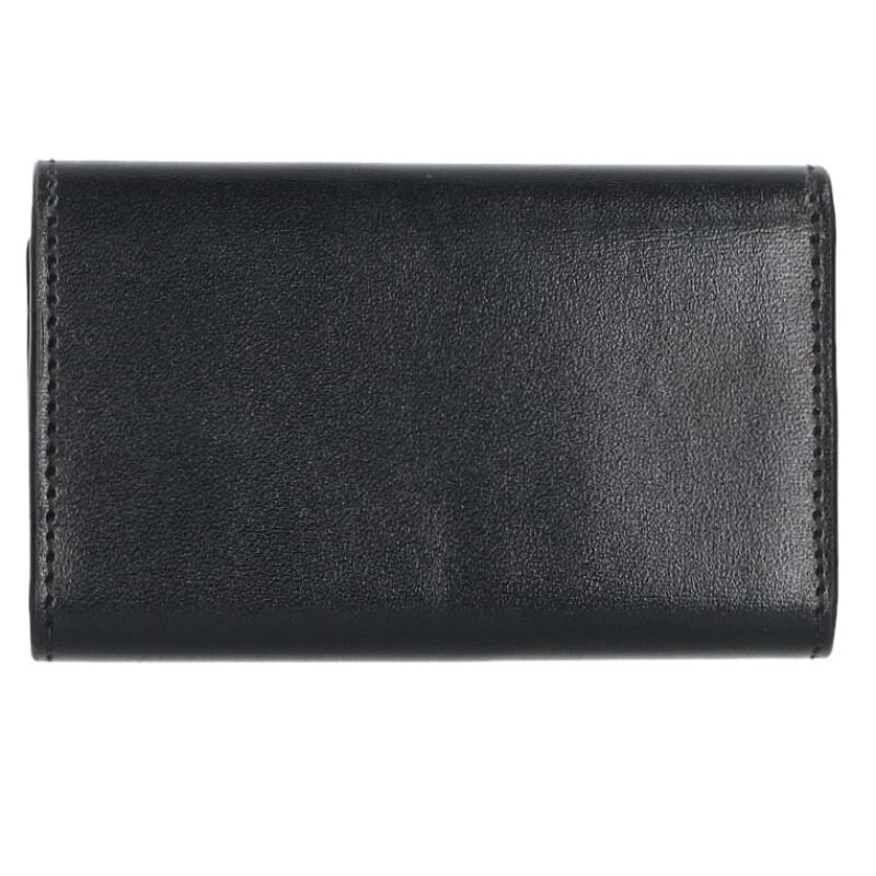 CELINE Triomphe Key Case Black Gold