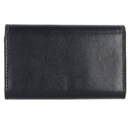 CELINE Triomphe Key Case Black Gold