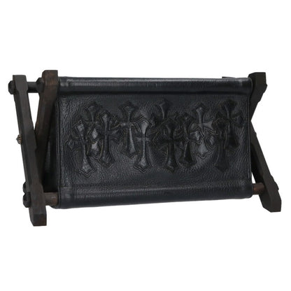 Chrome Hearts Cemetery Cross Patch Ebony Leg Remote Rack