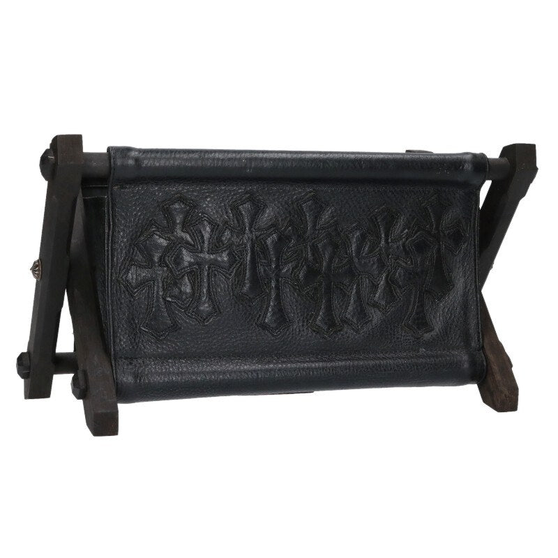 Chrome Hearts Cemetery Cross Patch Ebony Leg Remote Rack