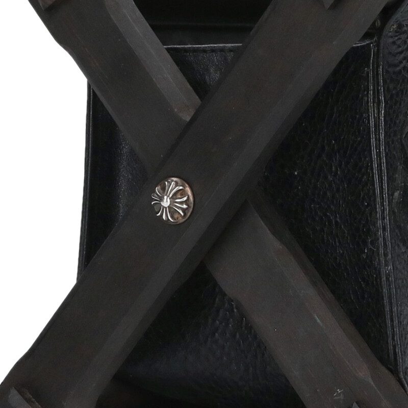 Chrome Hearts Cemetery Cross Patch Ebony Leg Remote Rack