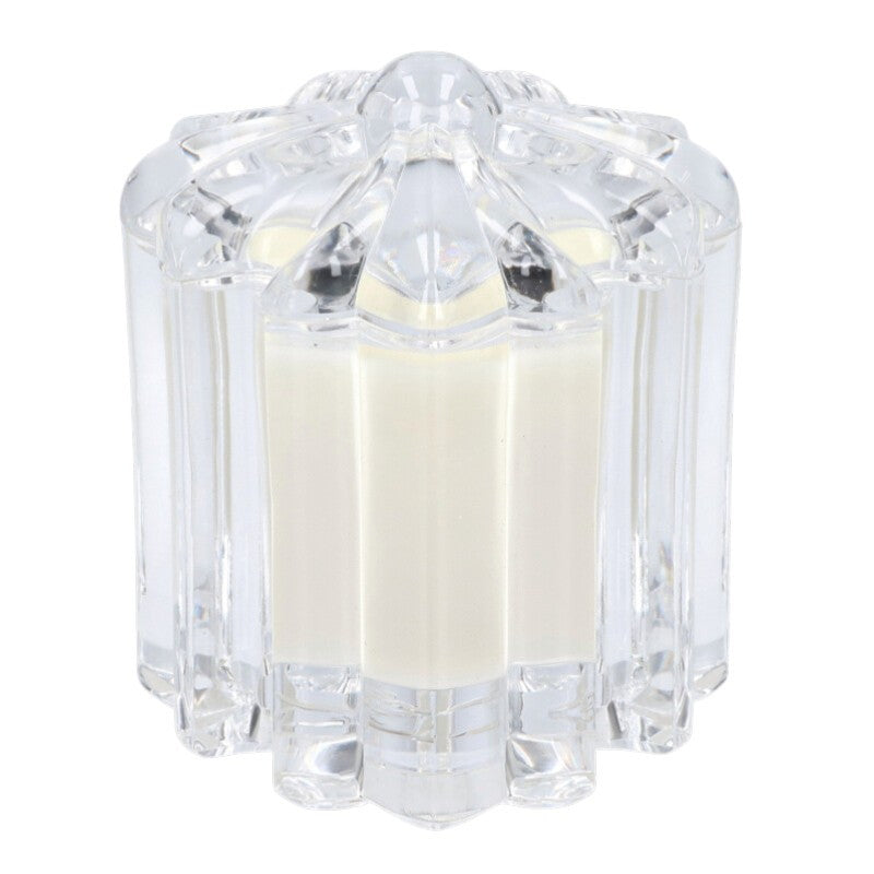 Chrome Hearts CH Plus Motif Glass Candle Case Clear
