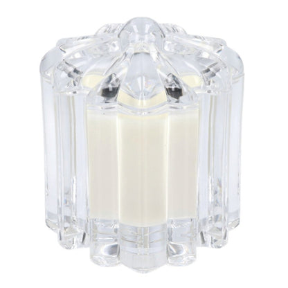 Chrome Hearts CH Plus Motif Glass Candle Case Clear