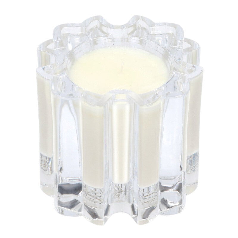 Chrome Hearts CH Plus Motif Glass Candle Case Clear
