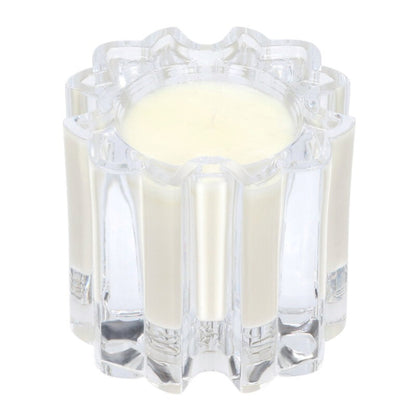 Chrome Hearts CH Plus Motif Glass Candle Case Clear
