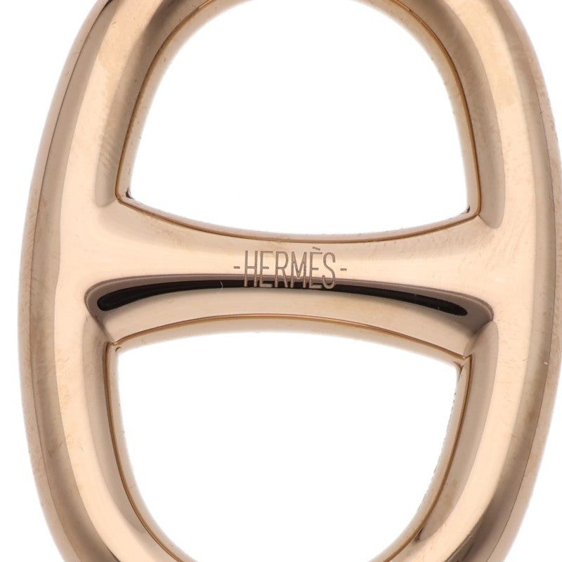 HERMES Chaine d'Ancre Gold Scarf Ring Size ONE SIZE