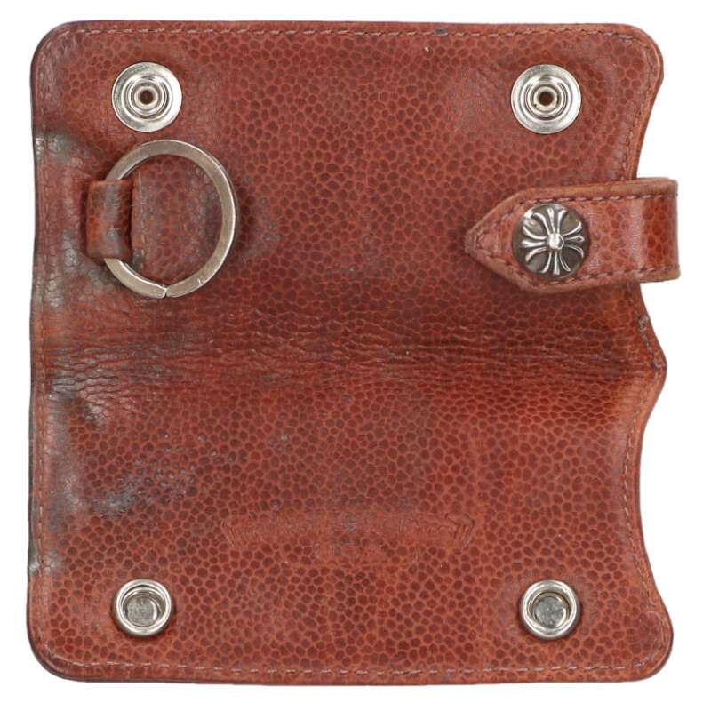 Chrome Hearts Cross Button Leather Key Case Size ONE SIZE