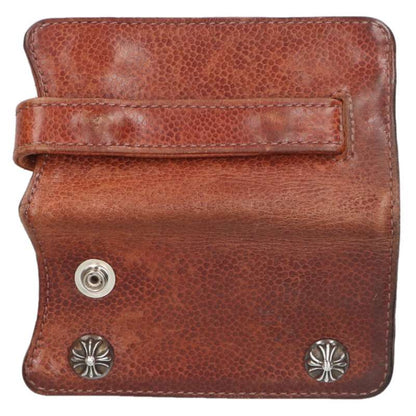 Chrome Hearts Cross Button Leather Key Case Size ONE SIZE