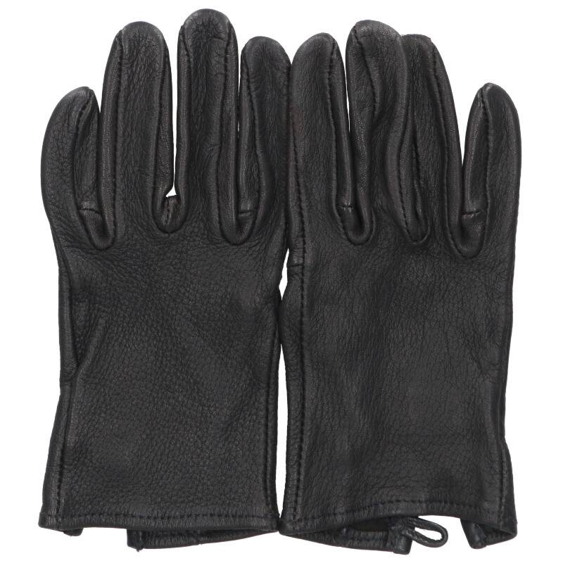 Chrome Hearts Horseshoe Button Leather Gloves