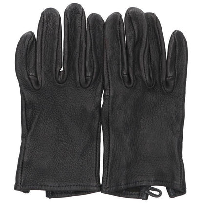 Chrome Hearts Horseshoe Button Leather Gloves