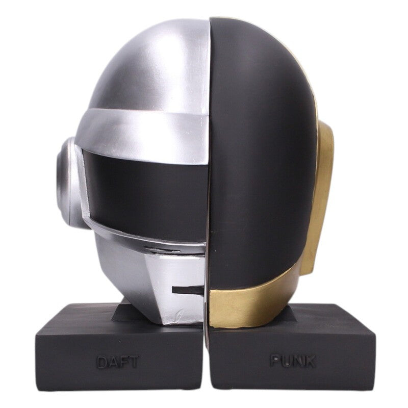 PLEASURES Daft Punk Helmets Bookend Silver/Gold