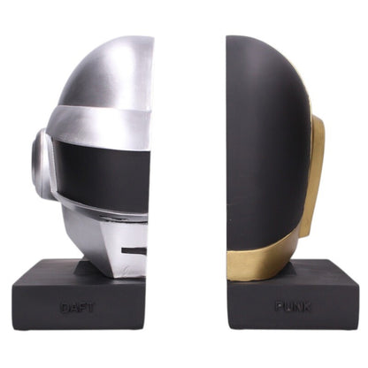 PLEASURES Daft Punk Helmets Bookend Silver/Gold