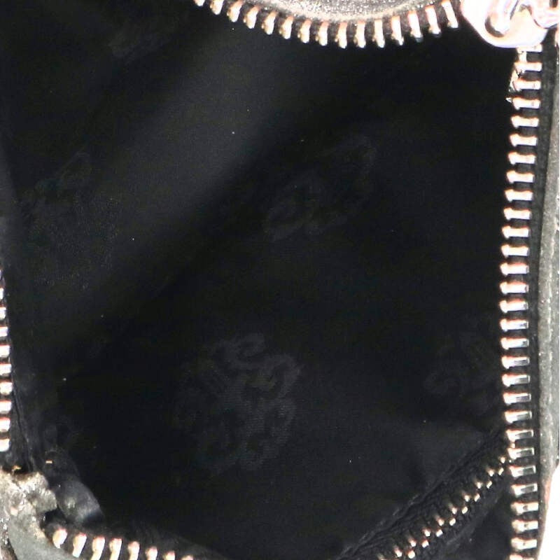 Chrome Hearts ZPR CHNG PURSE2 Glitter Change Purse Gray
